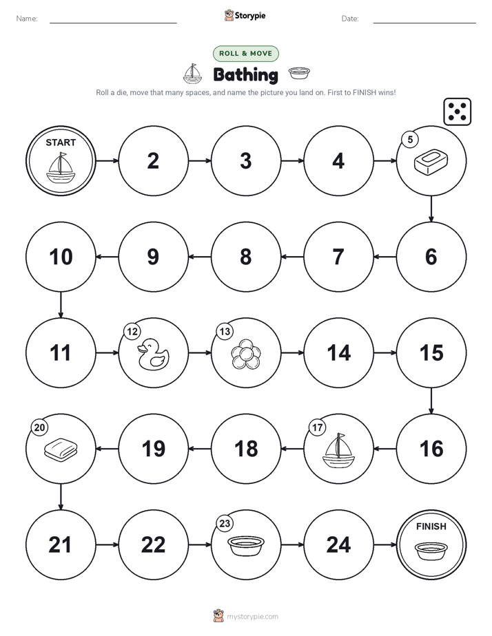 Roll & Move Game