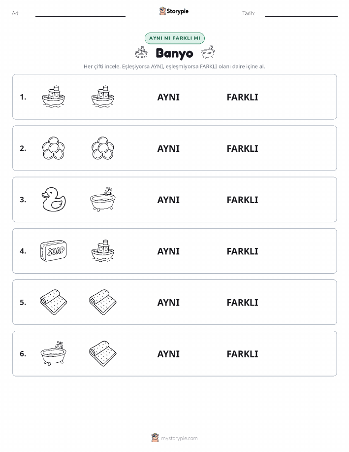 Aynı mı Farklı mı