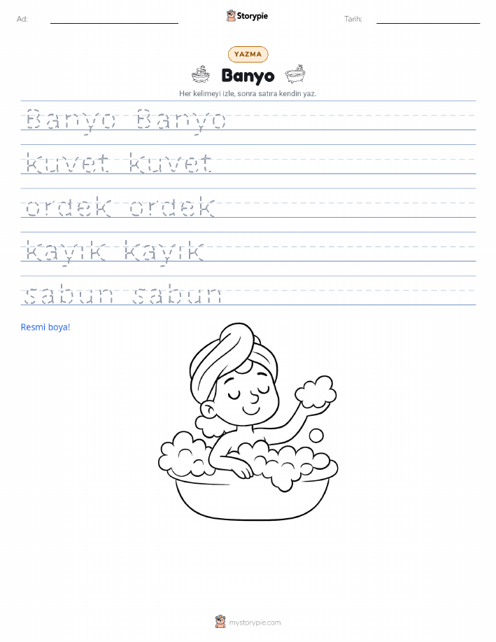 Yazma Pratiği