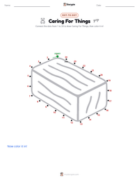 Caring For Things printable worksheet preview