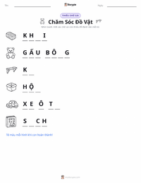 Xem trước tài liệu in sẵn Chăm Sóc Đồ Vật