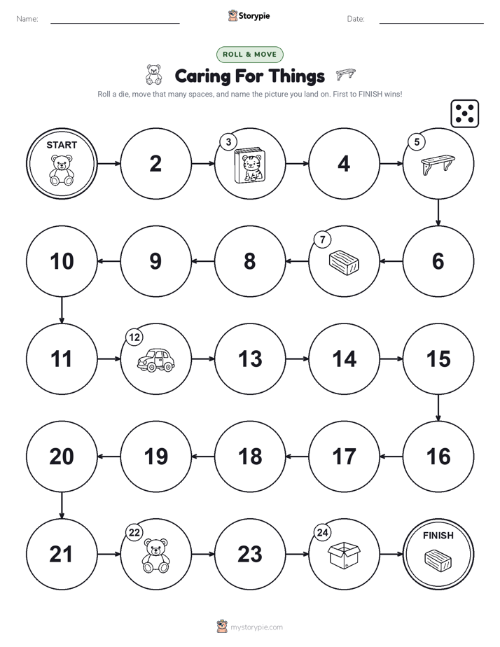 Roll & Move Game