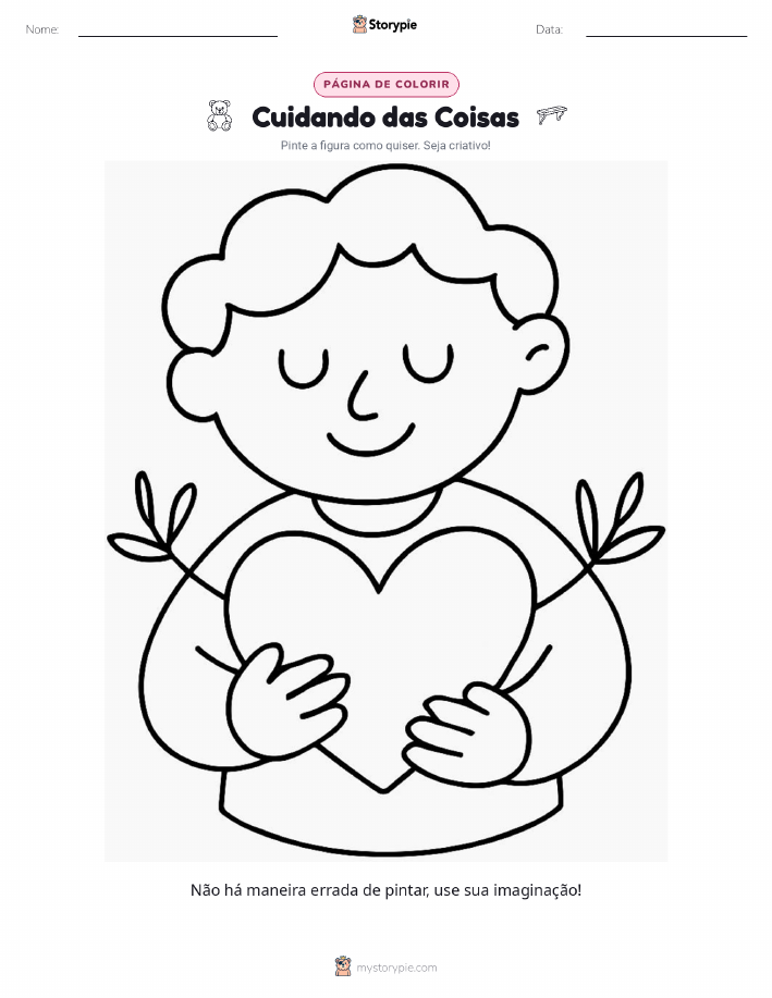 Página para colorir