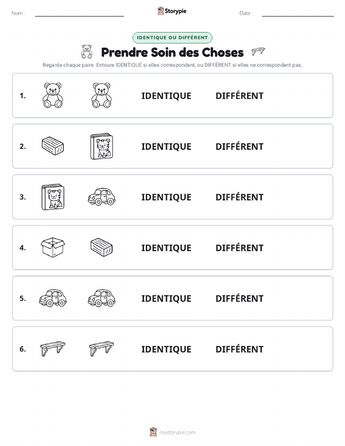 Identique ou Différent