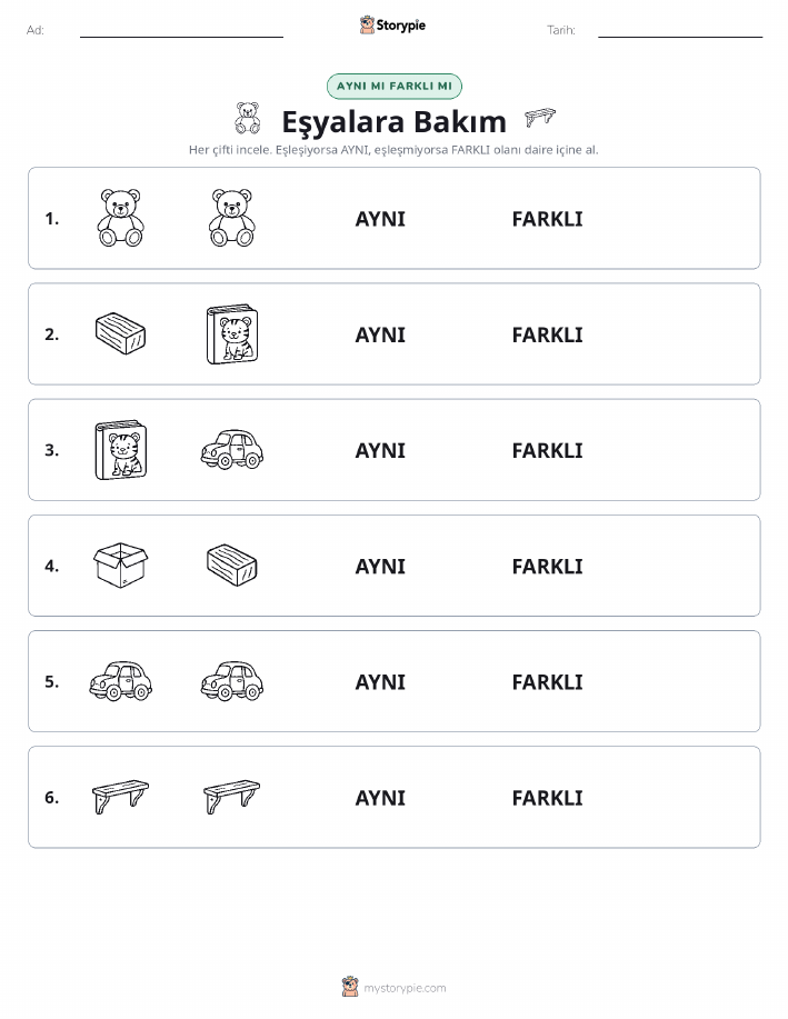 Aynı mı Farklı mı