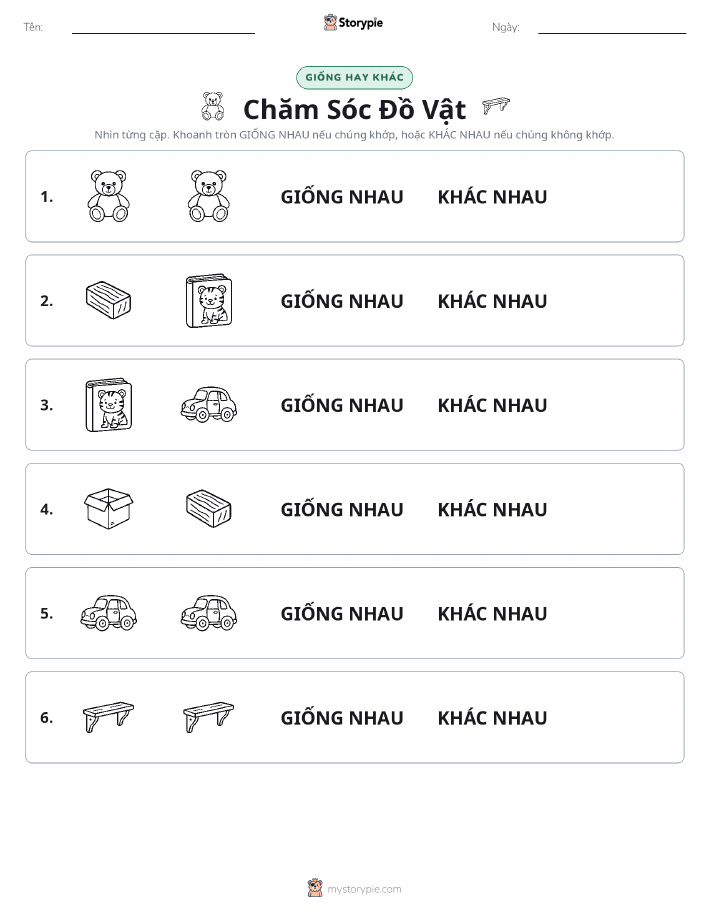 Giống Hay Khác