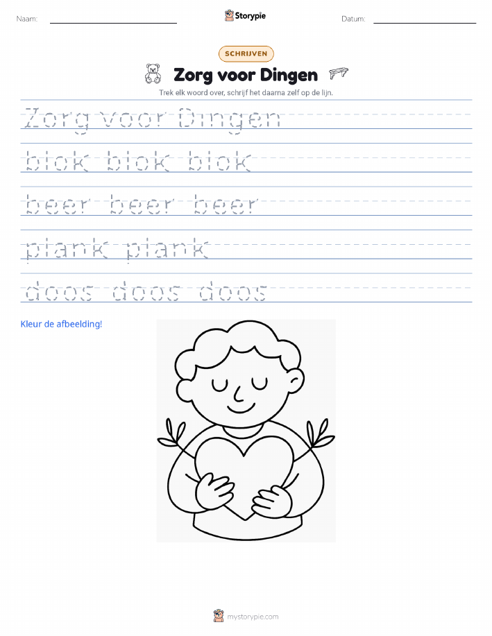Schrijf Oefening