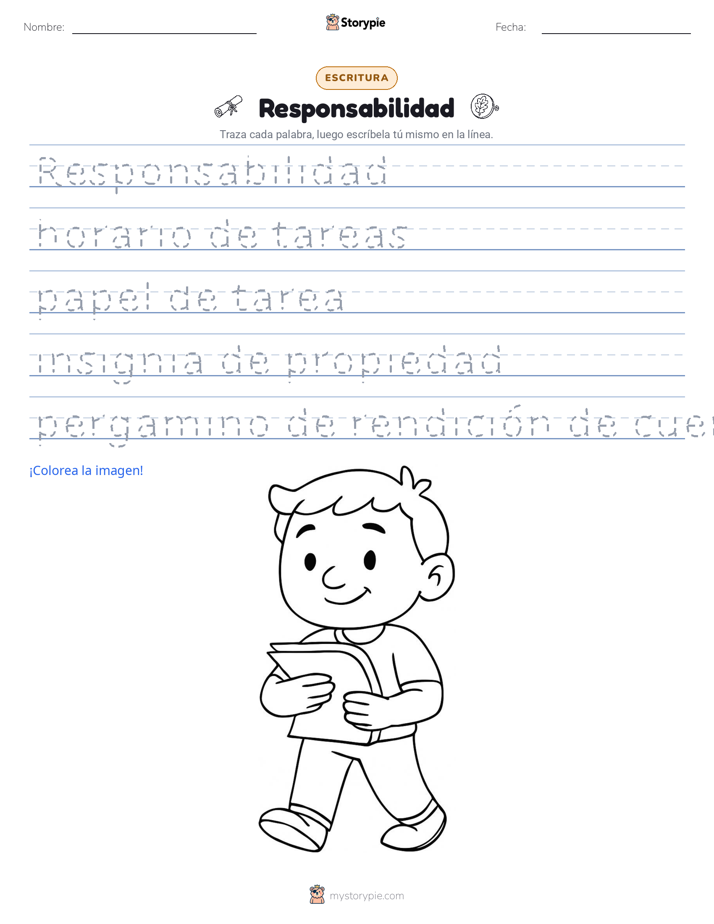 Práctica de Escritura