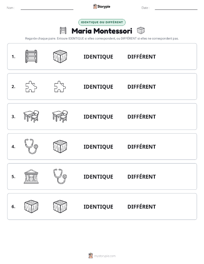Identique ou Différent