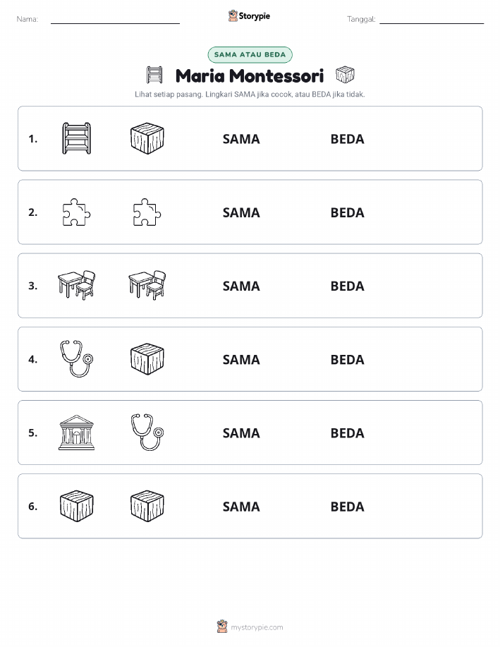 Sama atau Berbeda