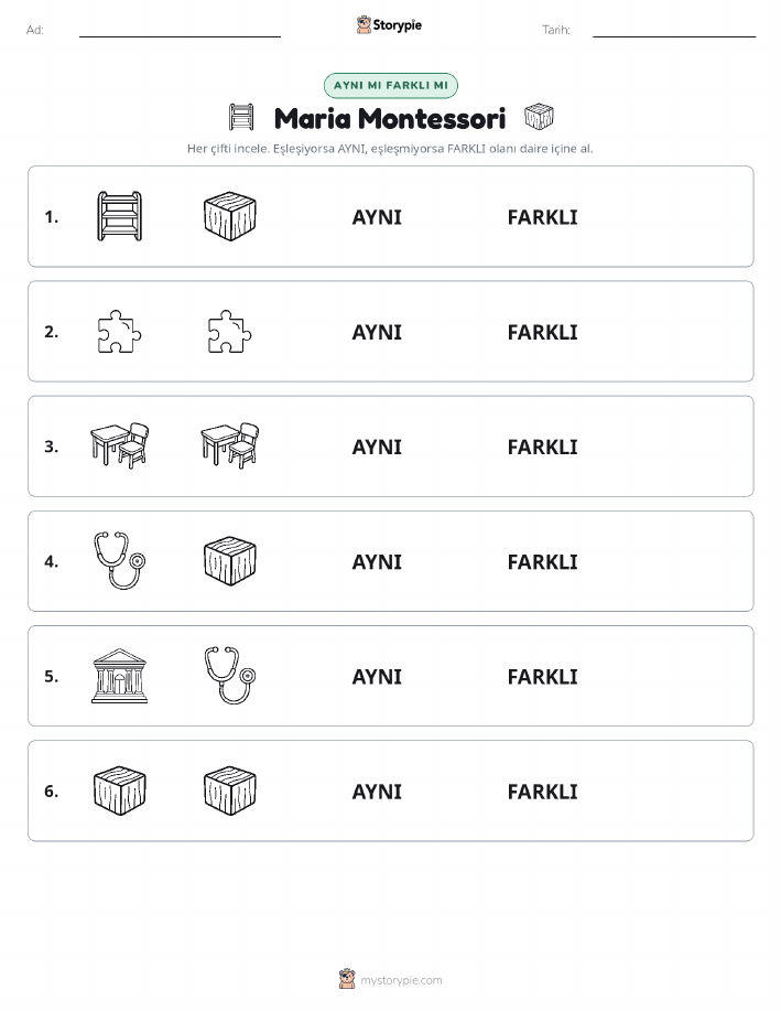 Aynı mı Farklı mı