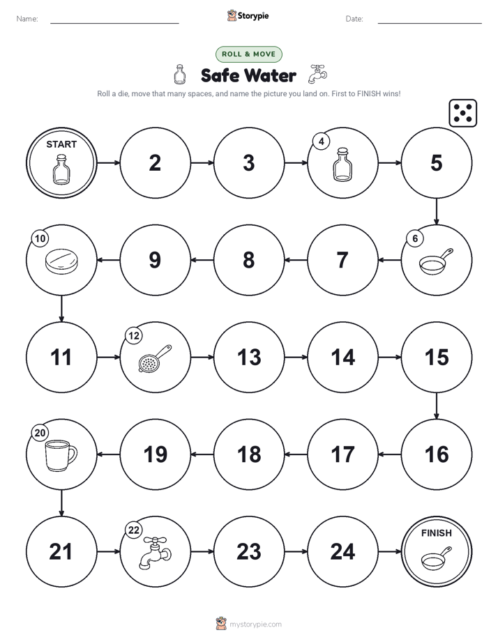Roll & Move Game