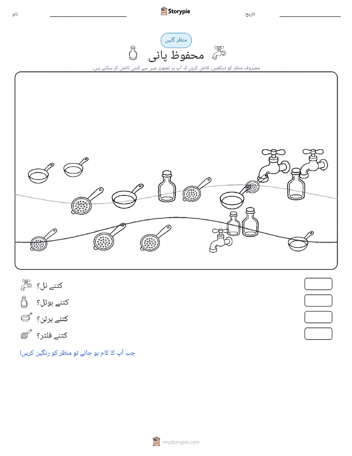 گنتی کا منظر