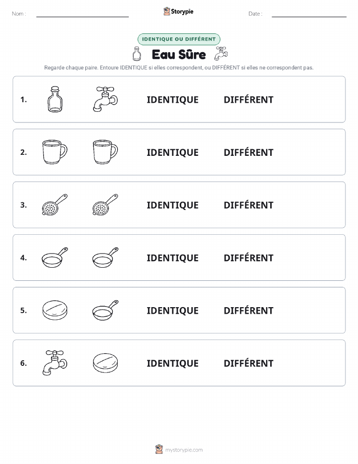 Identique ou Différent