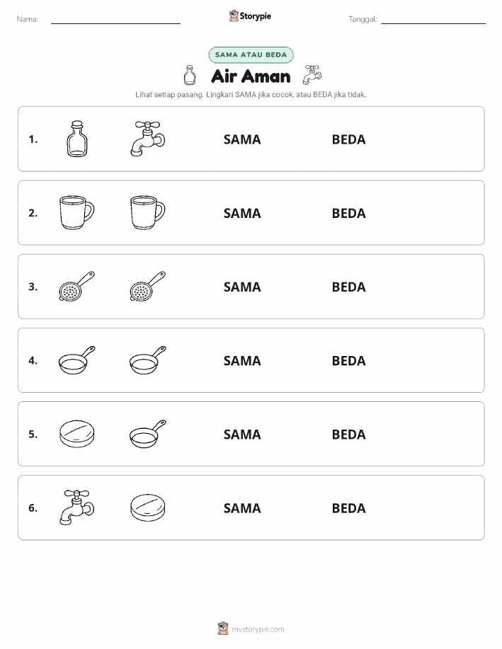 Sama atau Berbeda