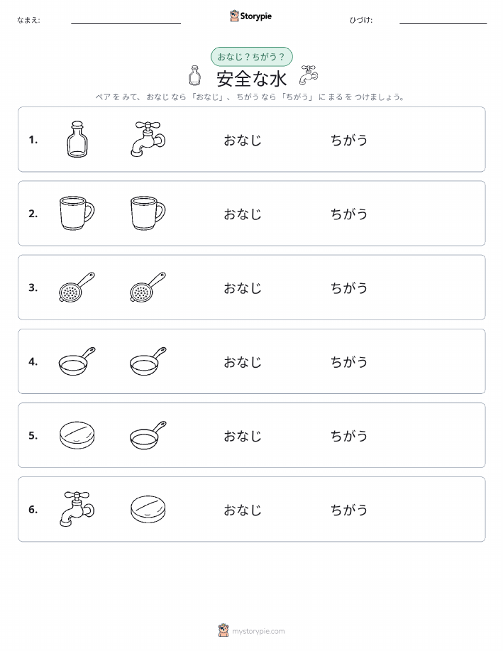 同じか違うか