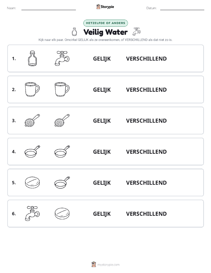 Zelfde of Verschillend