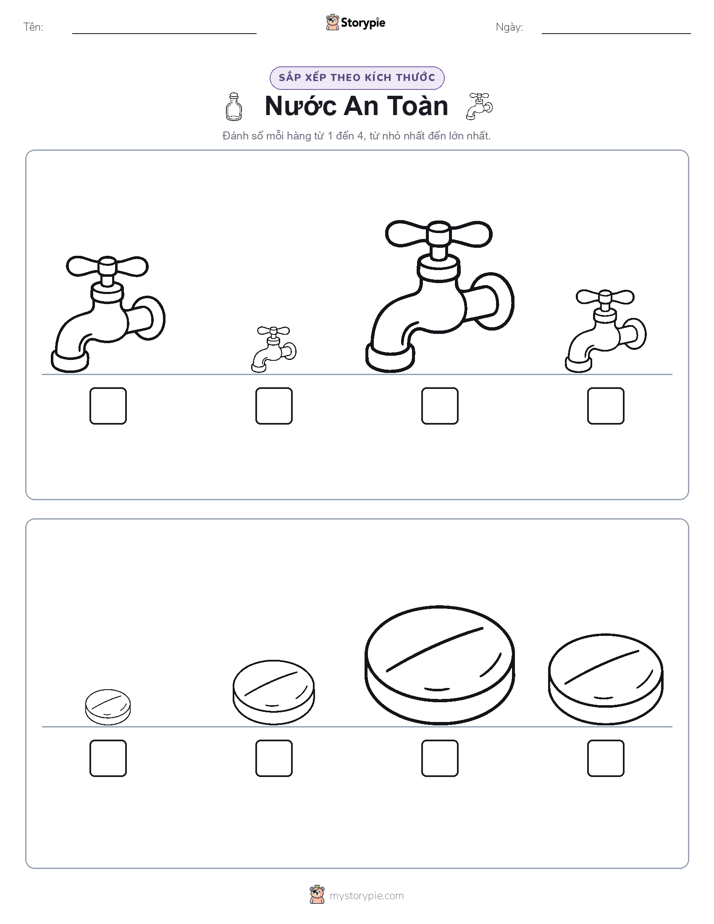 Thứ Tự Kích Thước