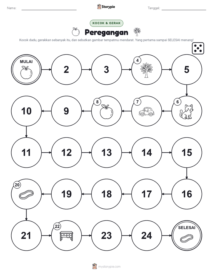 Permainan Gulung & Pindah