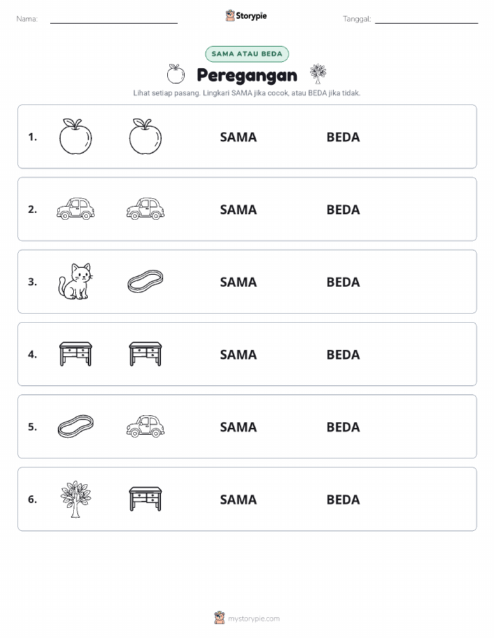 Sama atau Berbeda