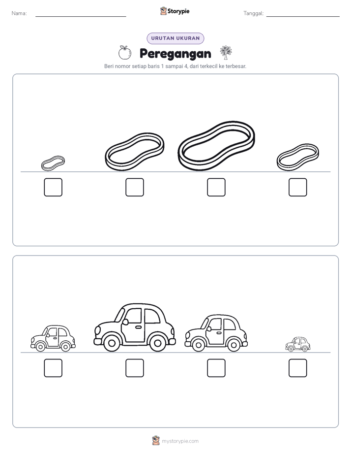 Urutan Ukuran