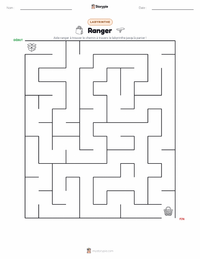Aperçu de la feuille de travail imprimable Le Rangement