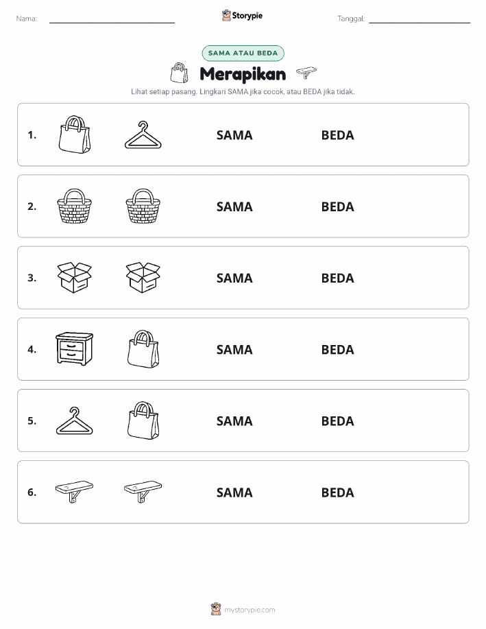 Sama atau Berbeda