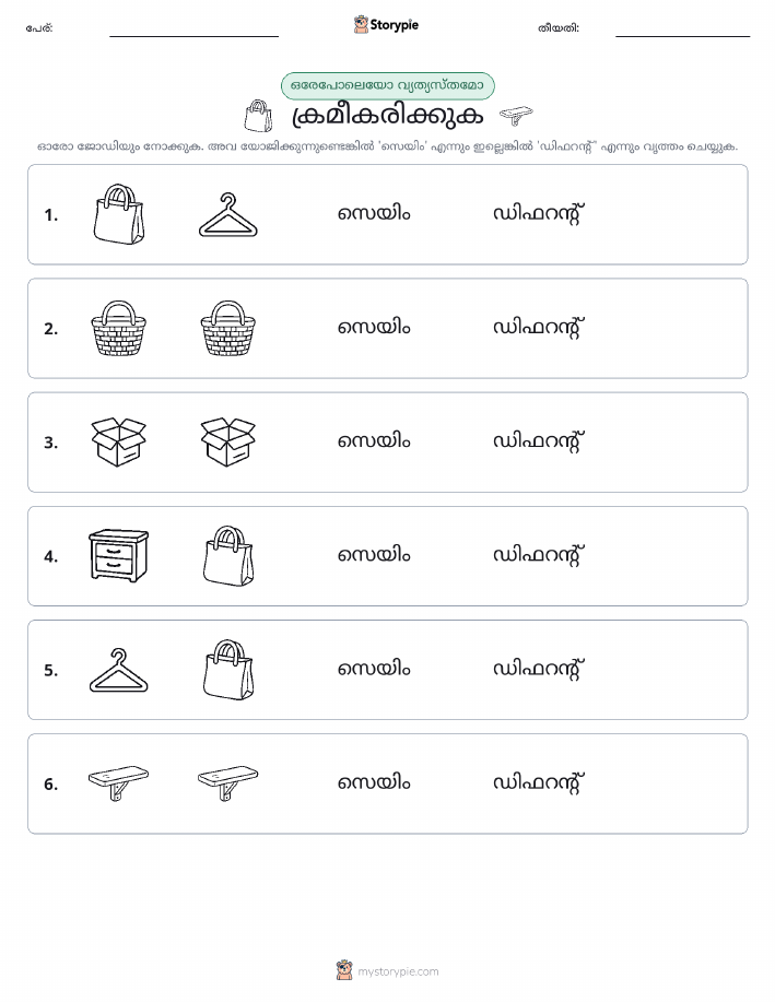 ഒന്നോ വ്യത്യാസമോ