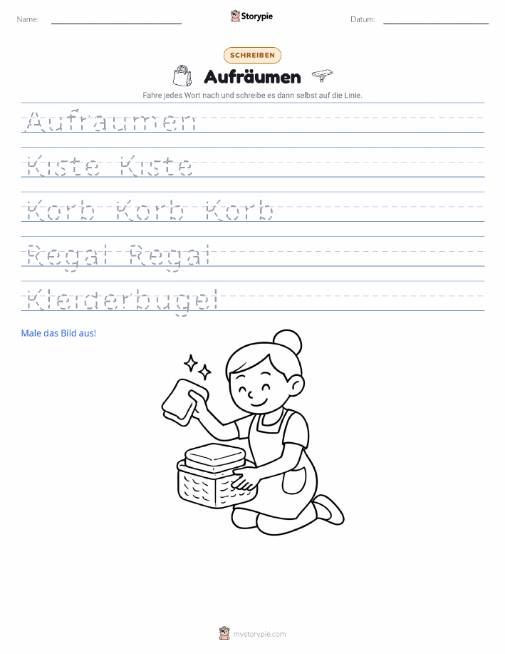 Schreibübung