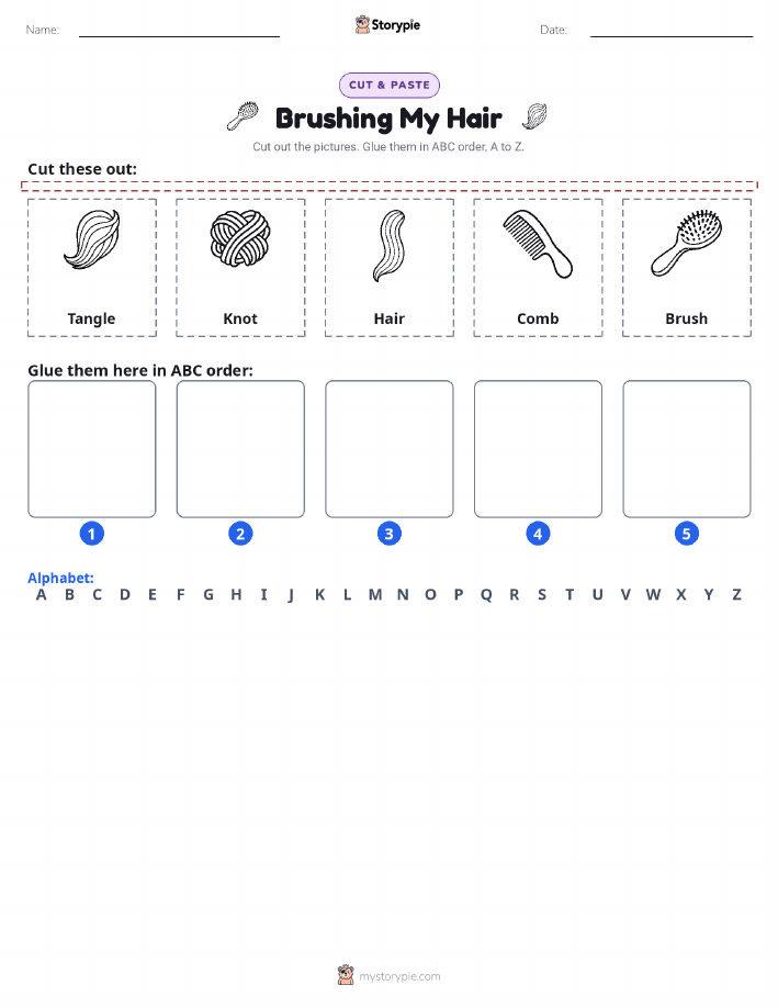 Cut & Paste Alphabet
