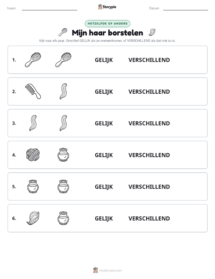 Zelfde of Verschillend