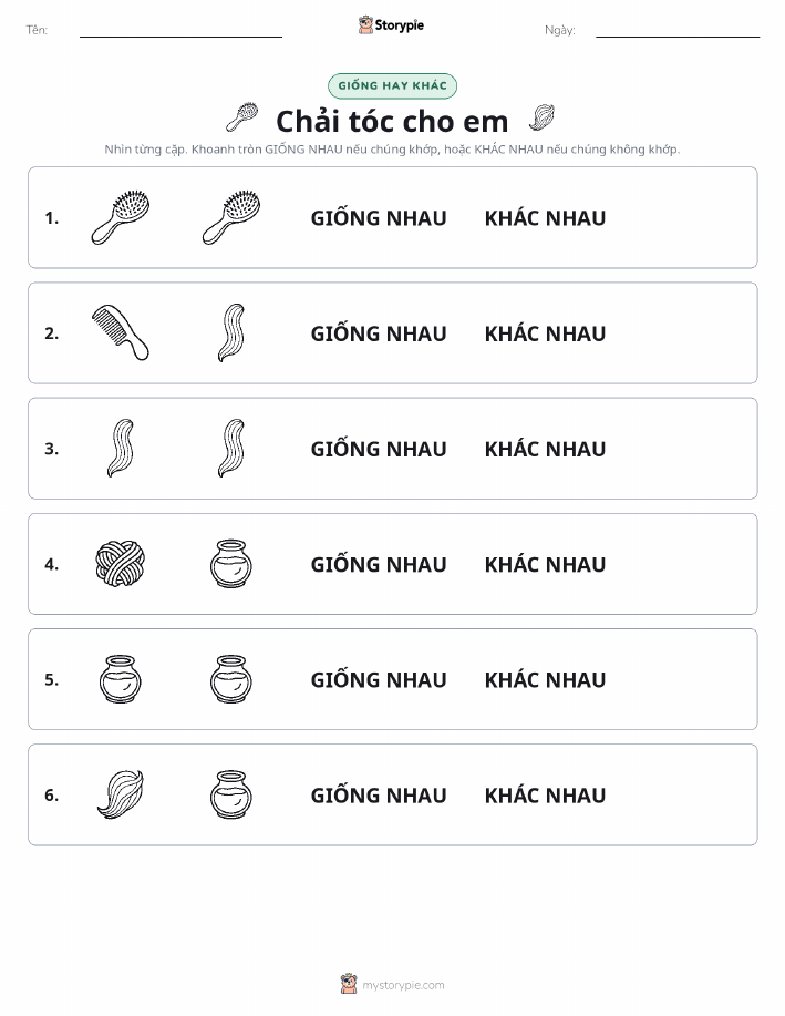 Giống Hay Khác