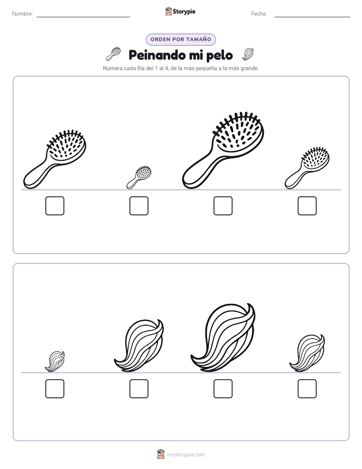 Orden de Tamaños