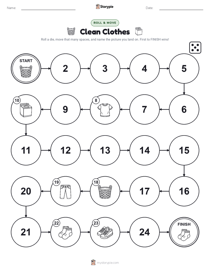 Roll & Move Game