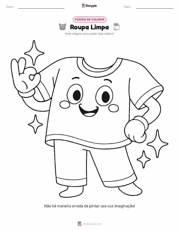 Página para colorir