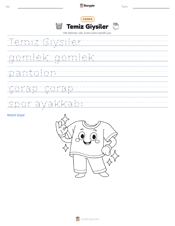 Yazma Pratiği