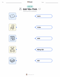 Tài liệu in sẵn Thời Gian Tĩnh Lặng cho trẻ em