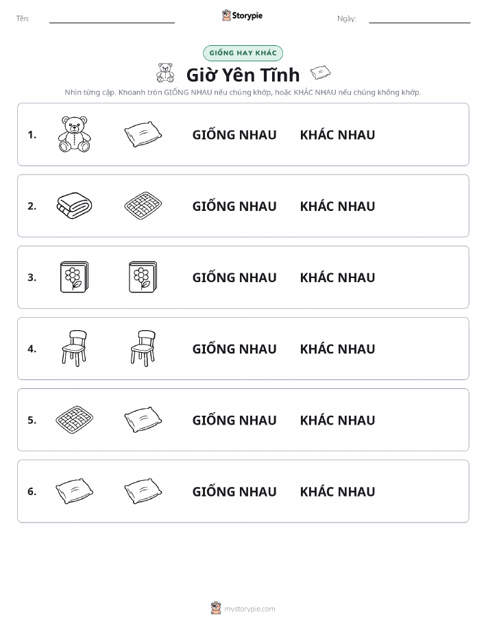 Giống Hay Khác