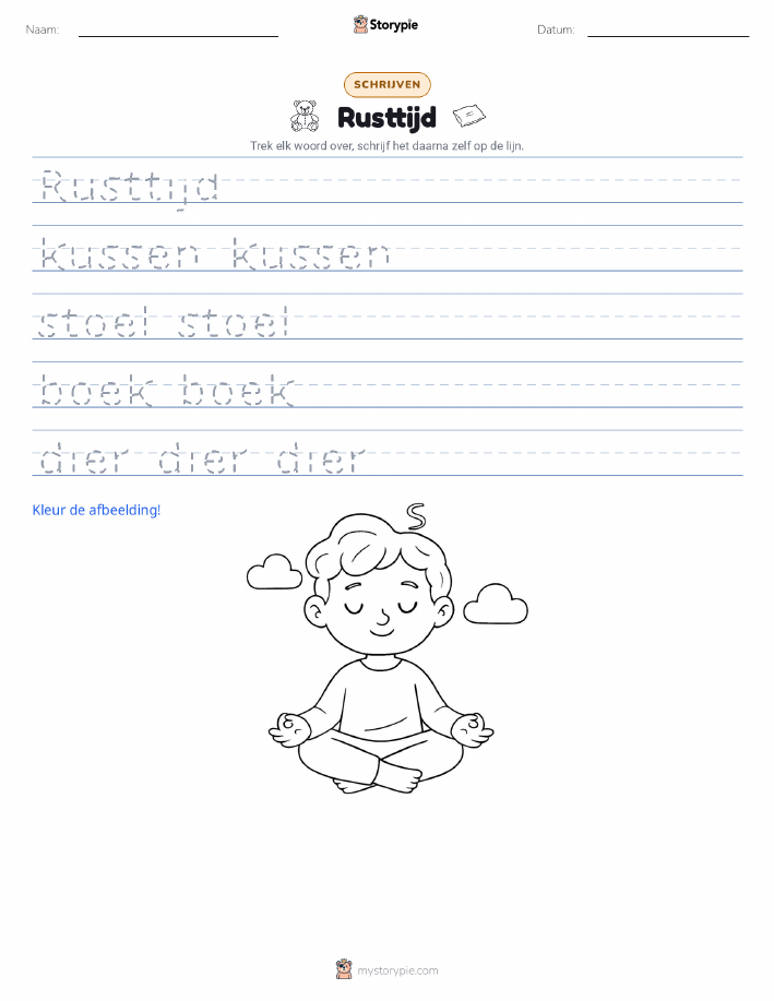 Schrijf Oefening