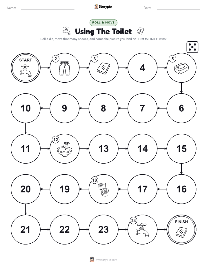 Roll & Move Game
