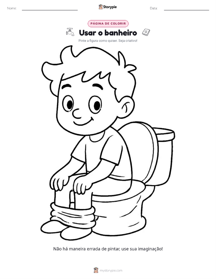 Página para colorir