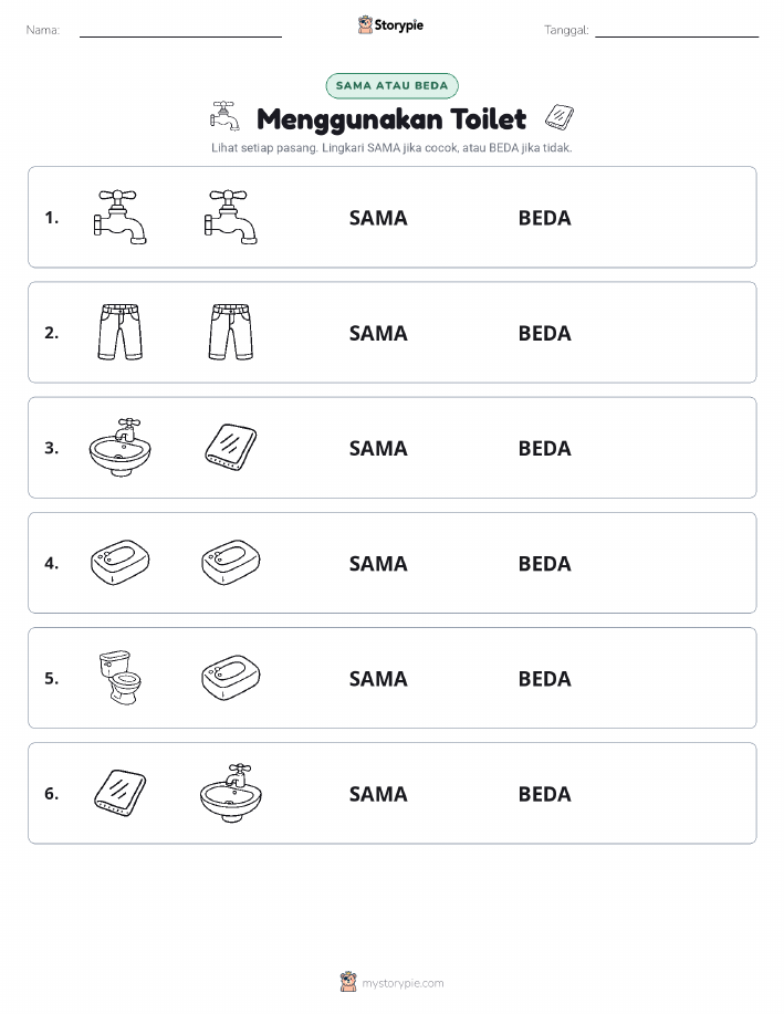 Sama atau Berbeda