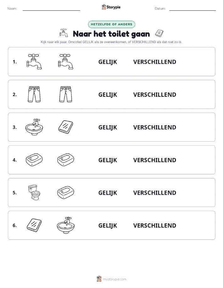 Zelfde of Verschillend