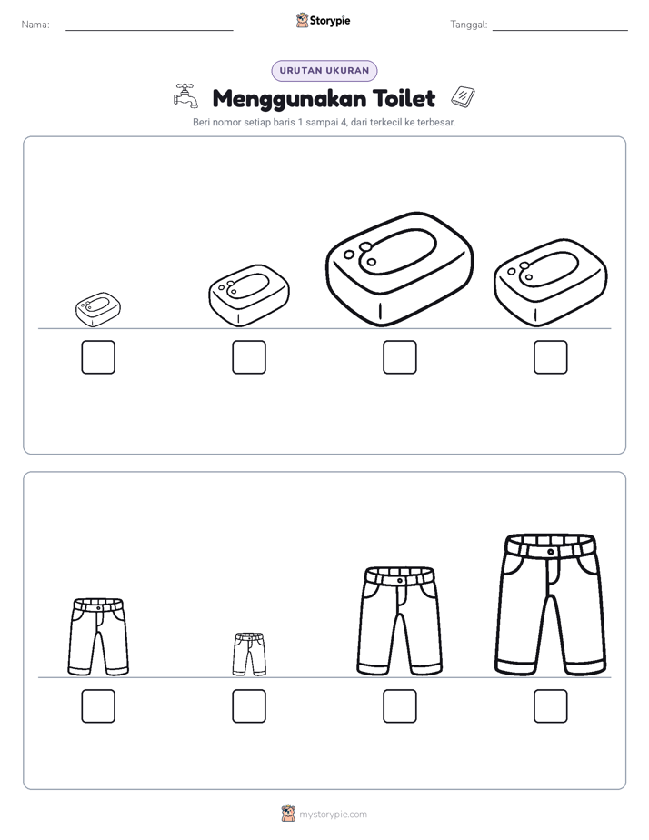 Urutan Ukuran
