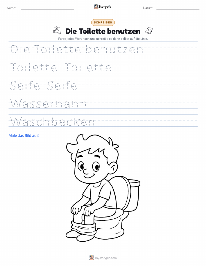 Schreibübung