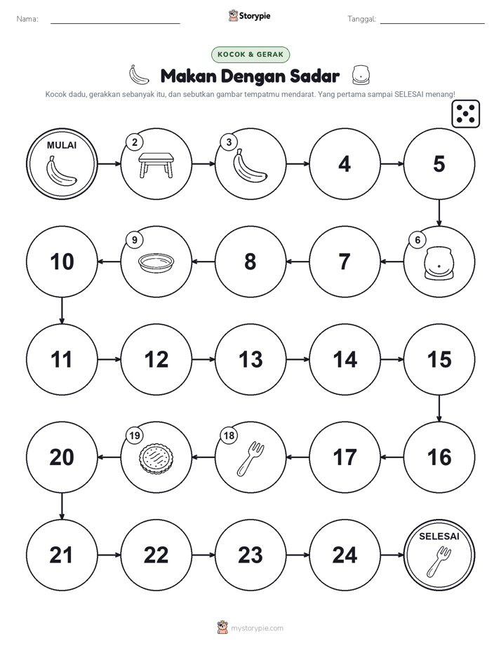 Permainan Gulung & Pindah