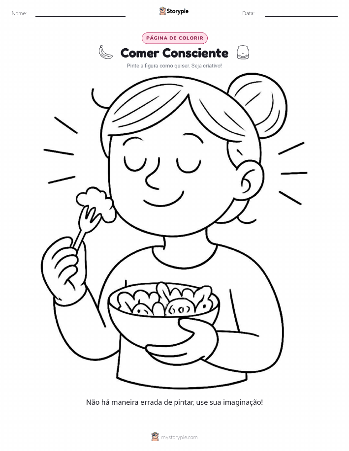 Página para colorir