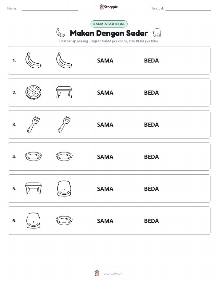 Sama atau Berbeda