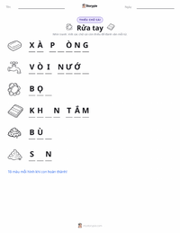 Xem trước tài liệu in sẵn Rửa tay