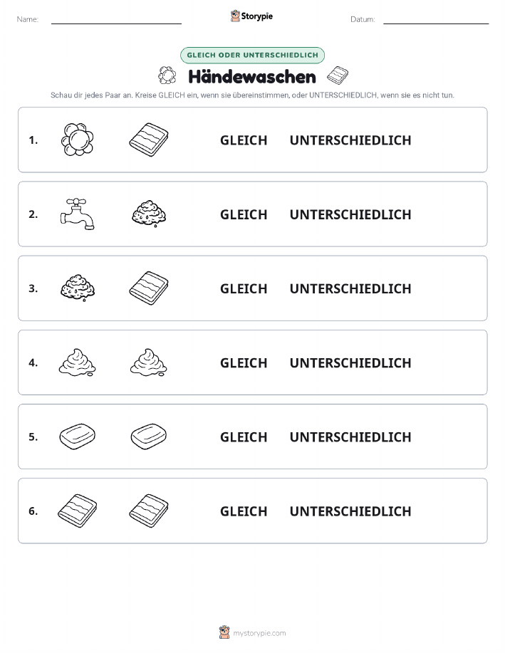 Gleich oder Anders
